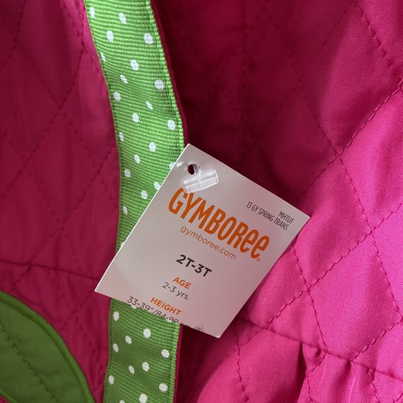 Gymboree pink quilted jacket NWT 2T-3T - Picture 4 of 4